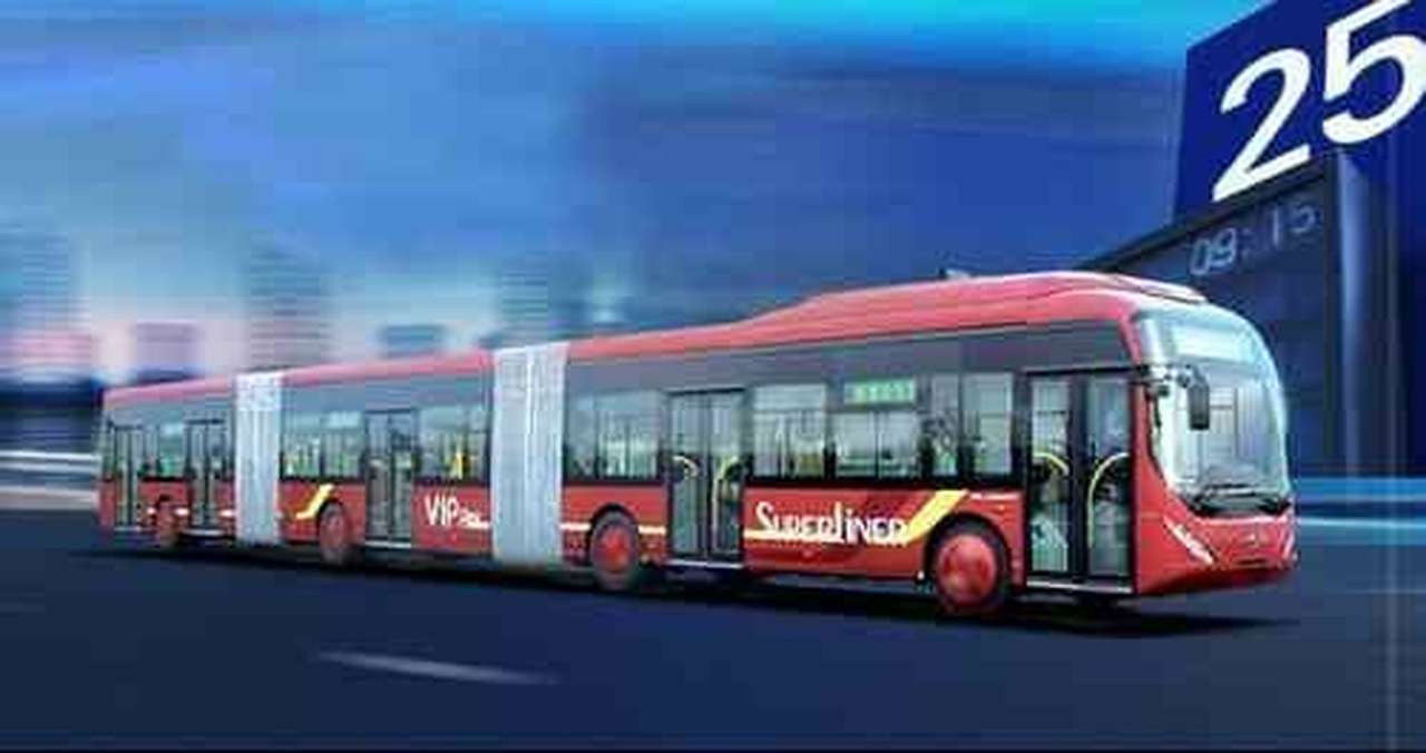 В Китае создали 300-местный автобус