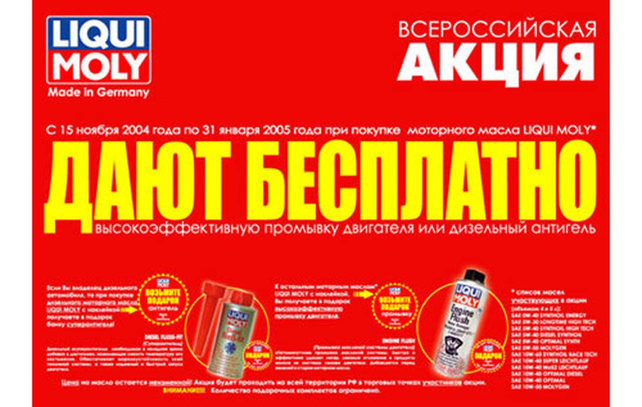 Liqui Moly начала предновогоднюю акцию