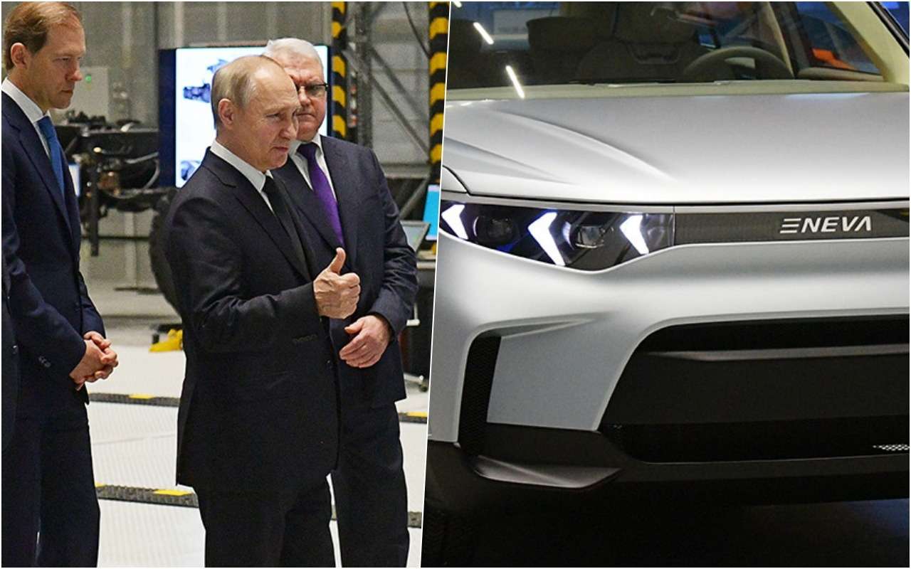 Путину показали экспериментальный образец E-Neva