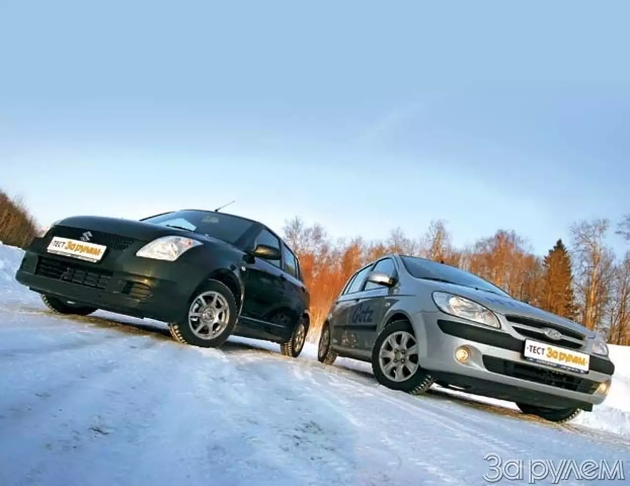 ТЕСТ Suzuki Swift и Hyundai Getz. Город принял