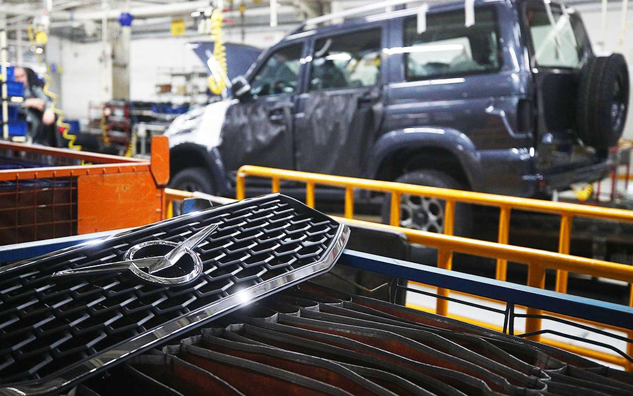 УАЗ в мае не будет выпускать машины полмесяца