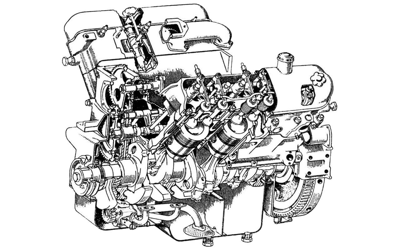 Двигатель автомобиля маз
