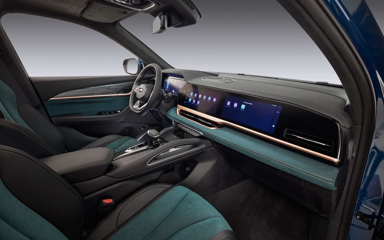 Интерьер Geely Monjaro