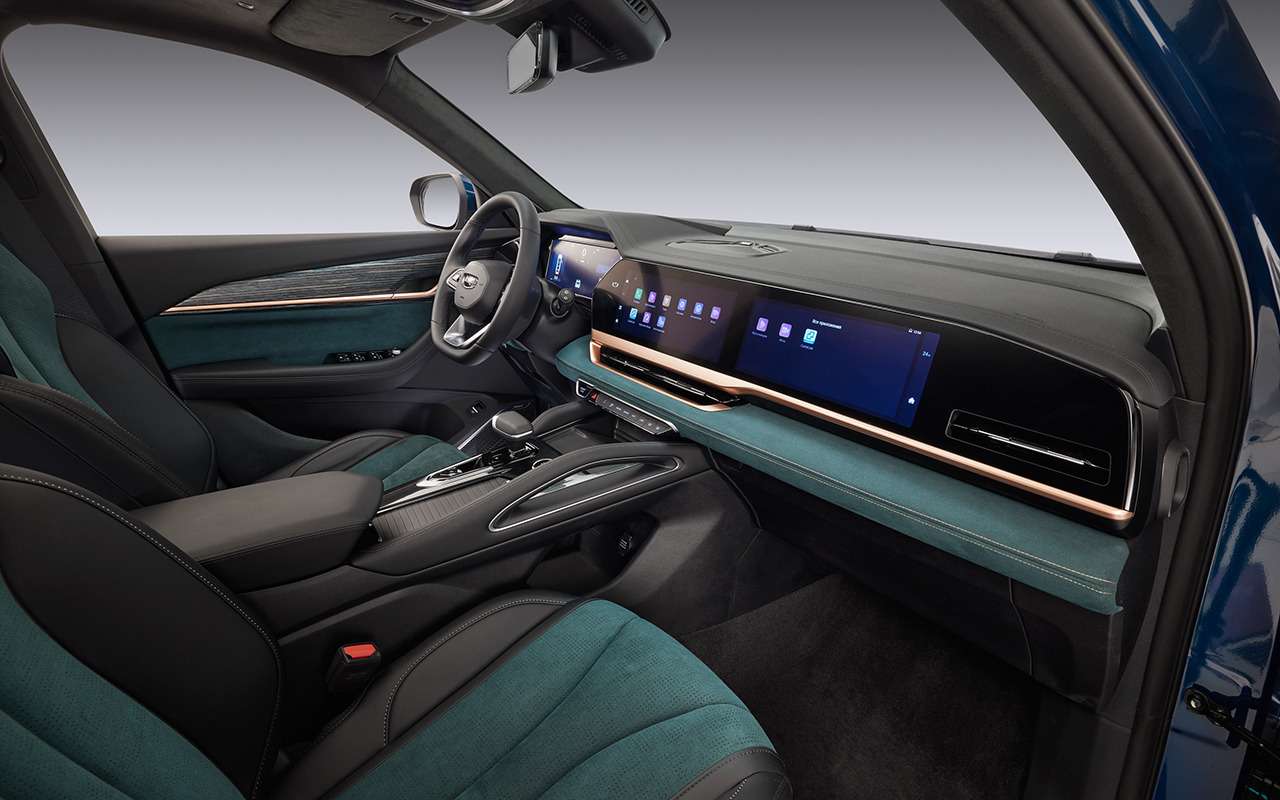 Интерьер Geely Monjaro
