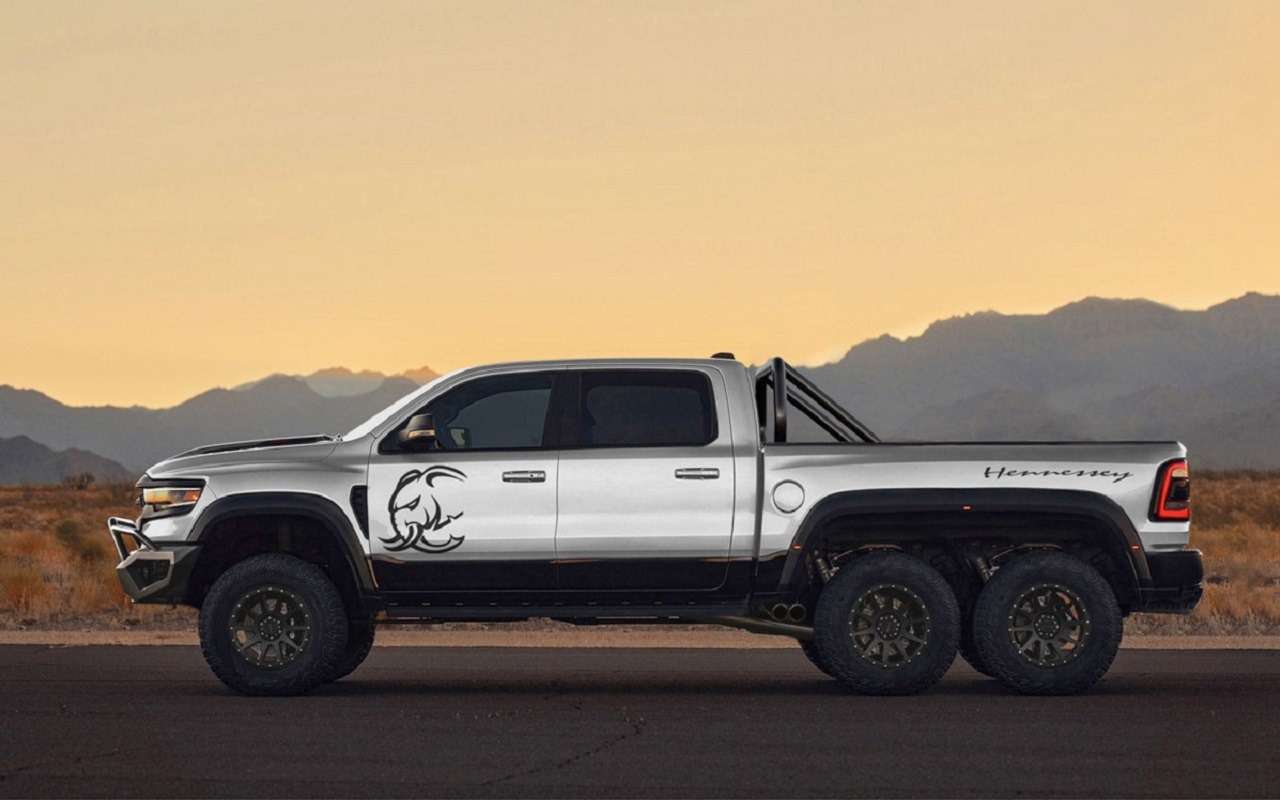 Пикап Ram 1500 TRX превратили в шестиколесного монстра Mammoth 6х6