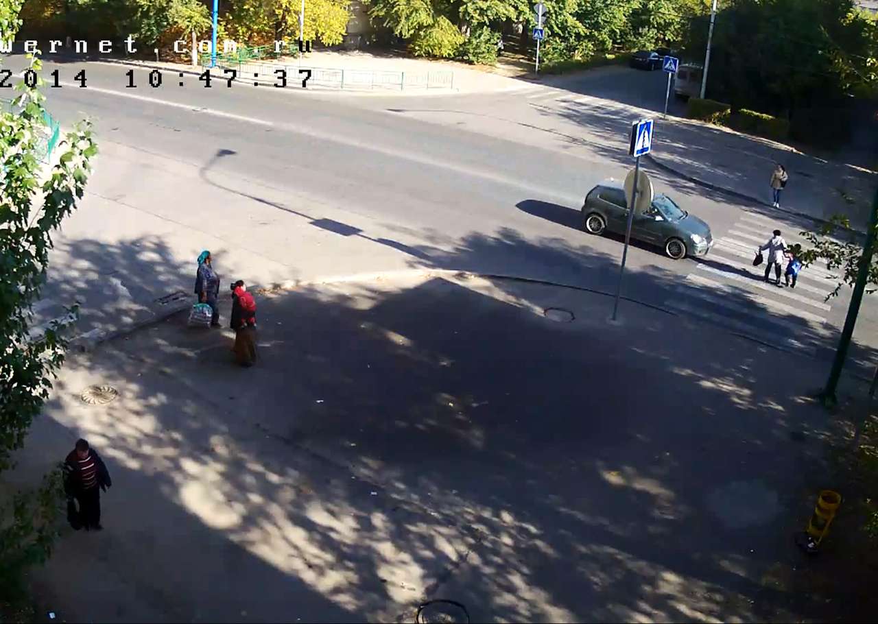 Водитель потянулся за телефоном и «нечаянно» сбил пенсионерку с внуком (ВИДЕО)