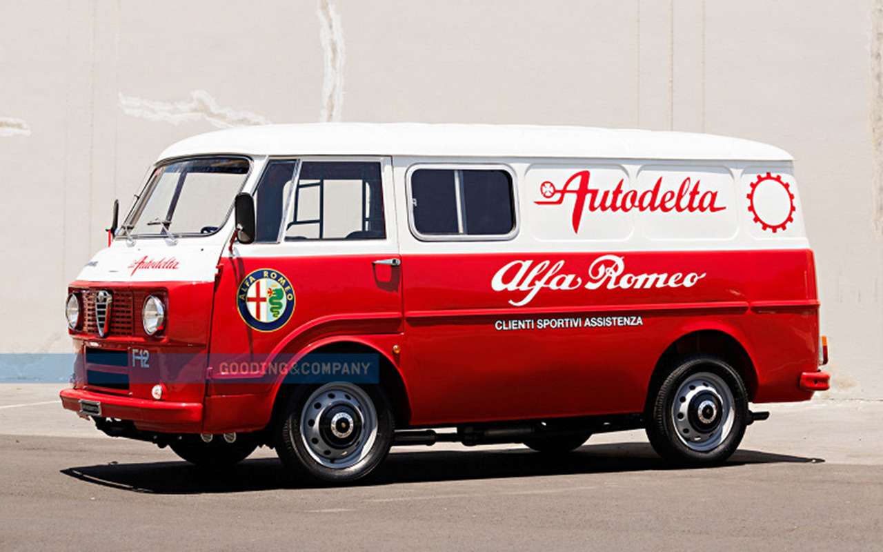 На аукционе продают редкий фургон Alfa Romeo