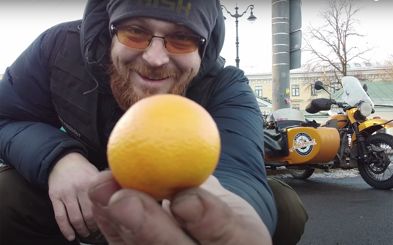 Оранжевое настроение: такого вы от байкеров точно не ждали!