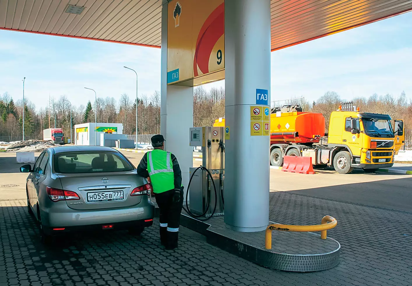 Оборудование для заправки газом авто