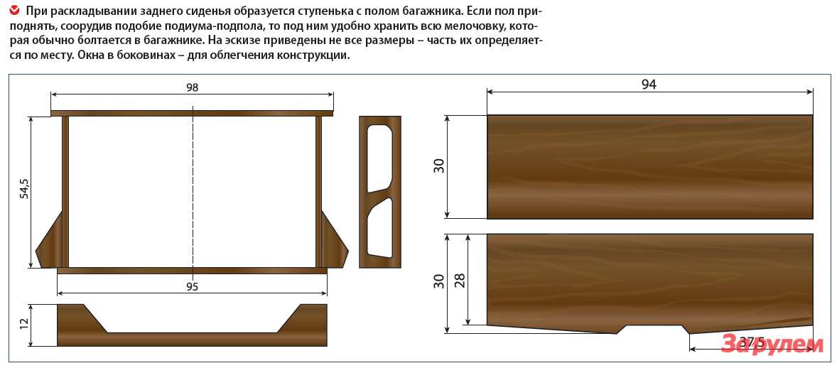 Ровный пол ларгус чертежи