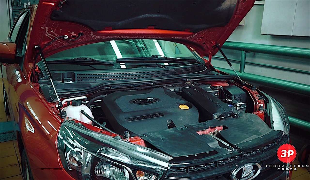 Как заменить механический упор капота на газовый