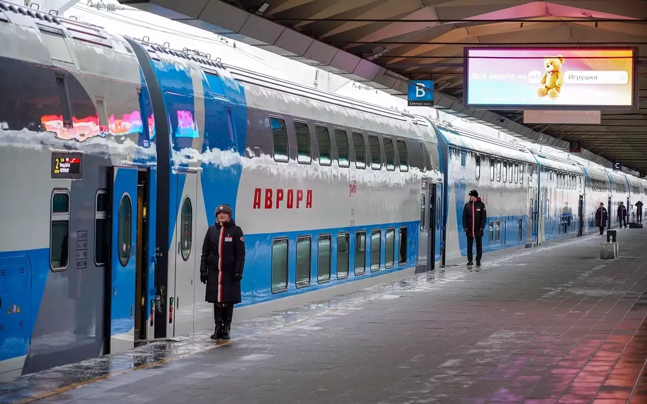 Двухэтажный поезд «Аврора»