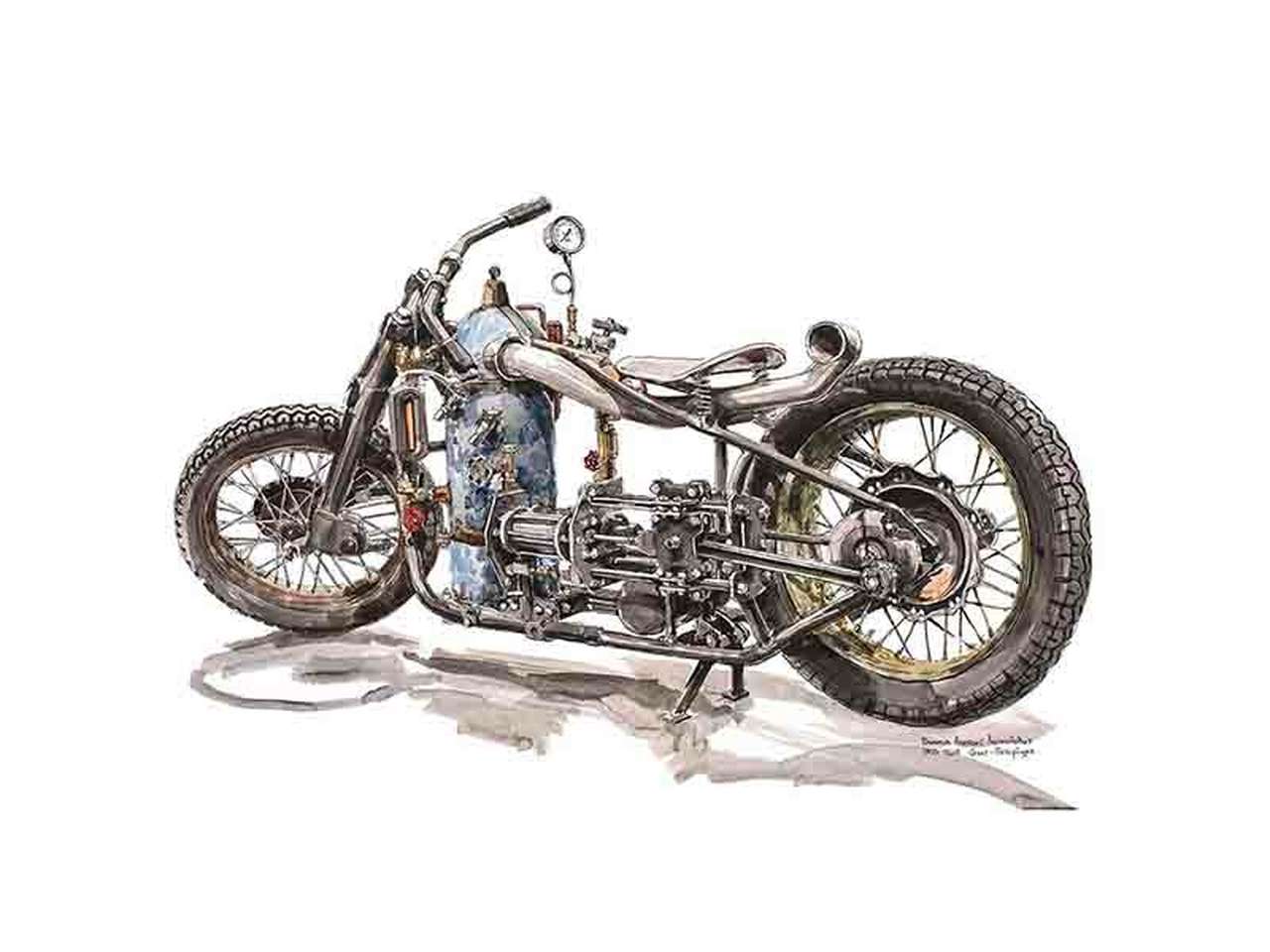 Паровой мотоцикл