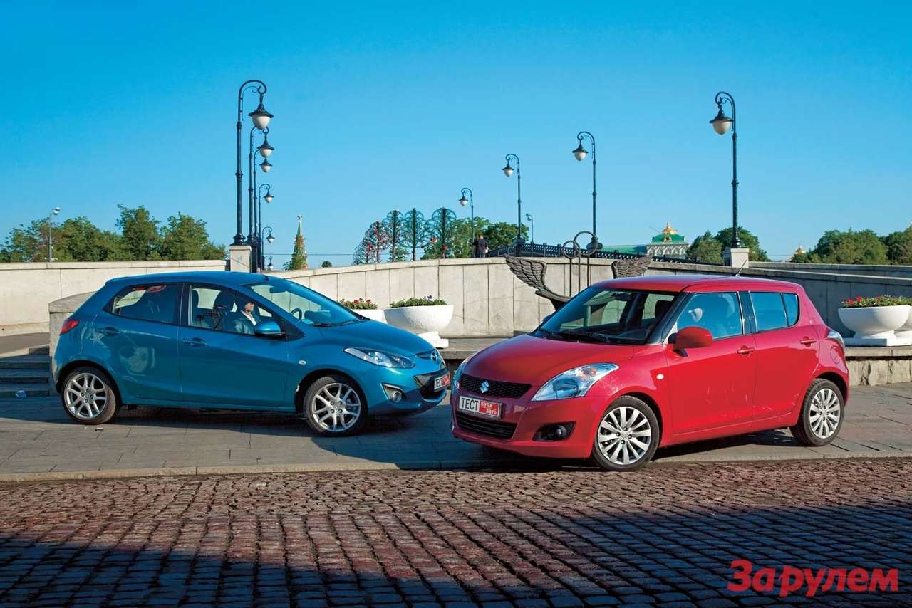 «Мазда-2», от 519 000 руб. vs «Сузуки-Свифт», от 559 000 руб.