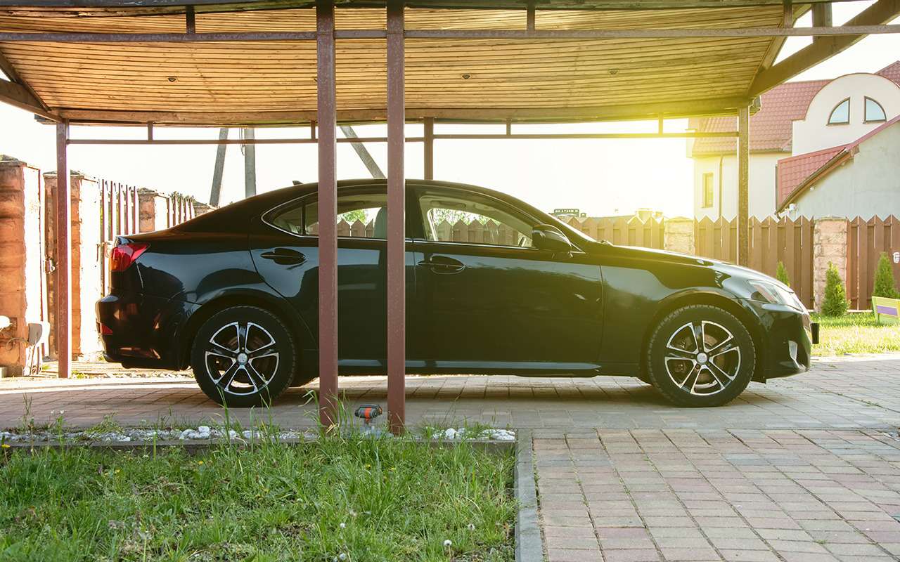 Идеальная с точки зрения защиты автомобиля конструкция.