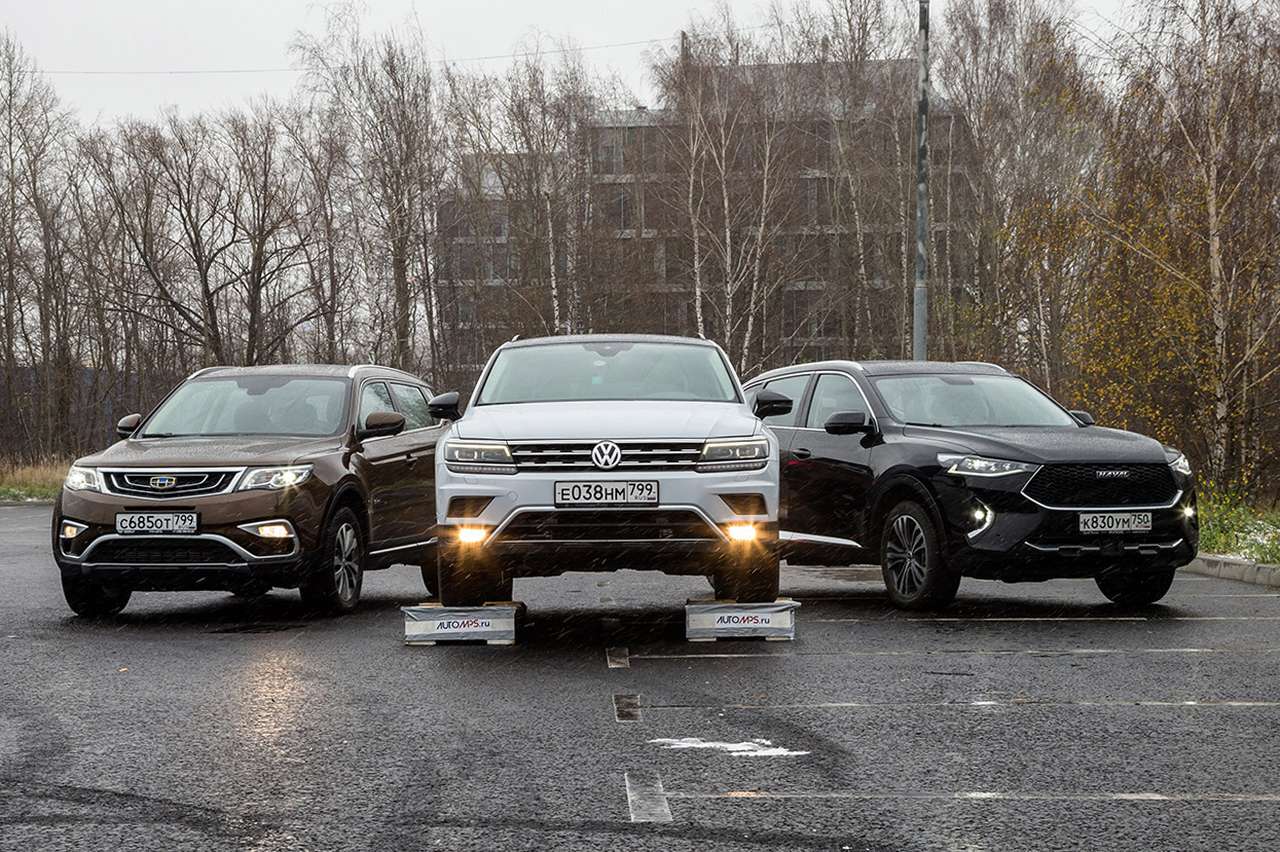 Блог Петра Меньших: VW Tiguan, Geely Atlas и Haval F7