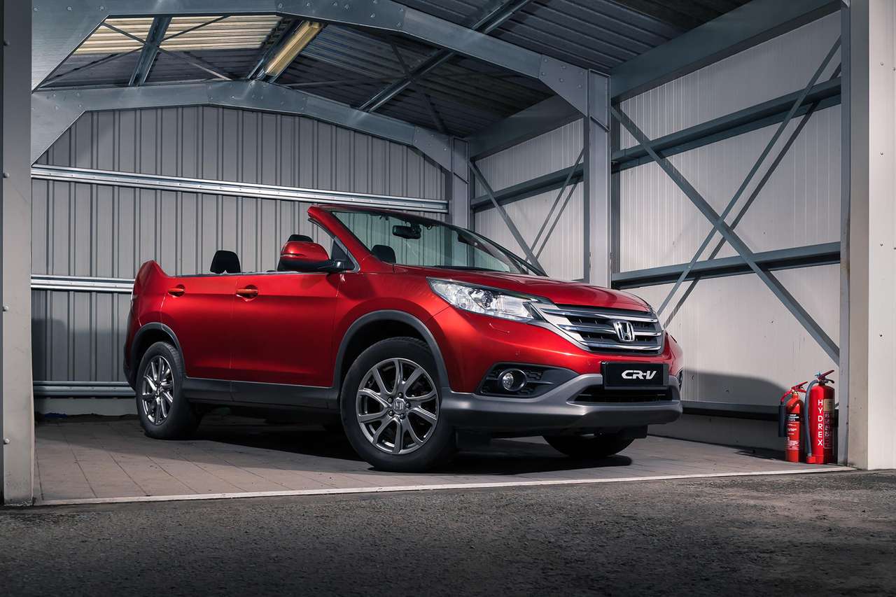 Honda превратила CR-V в неуправляемый кабриолет