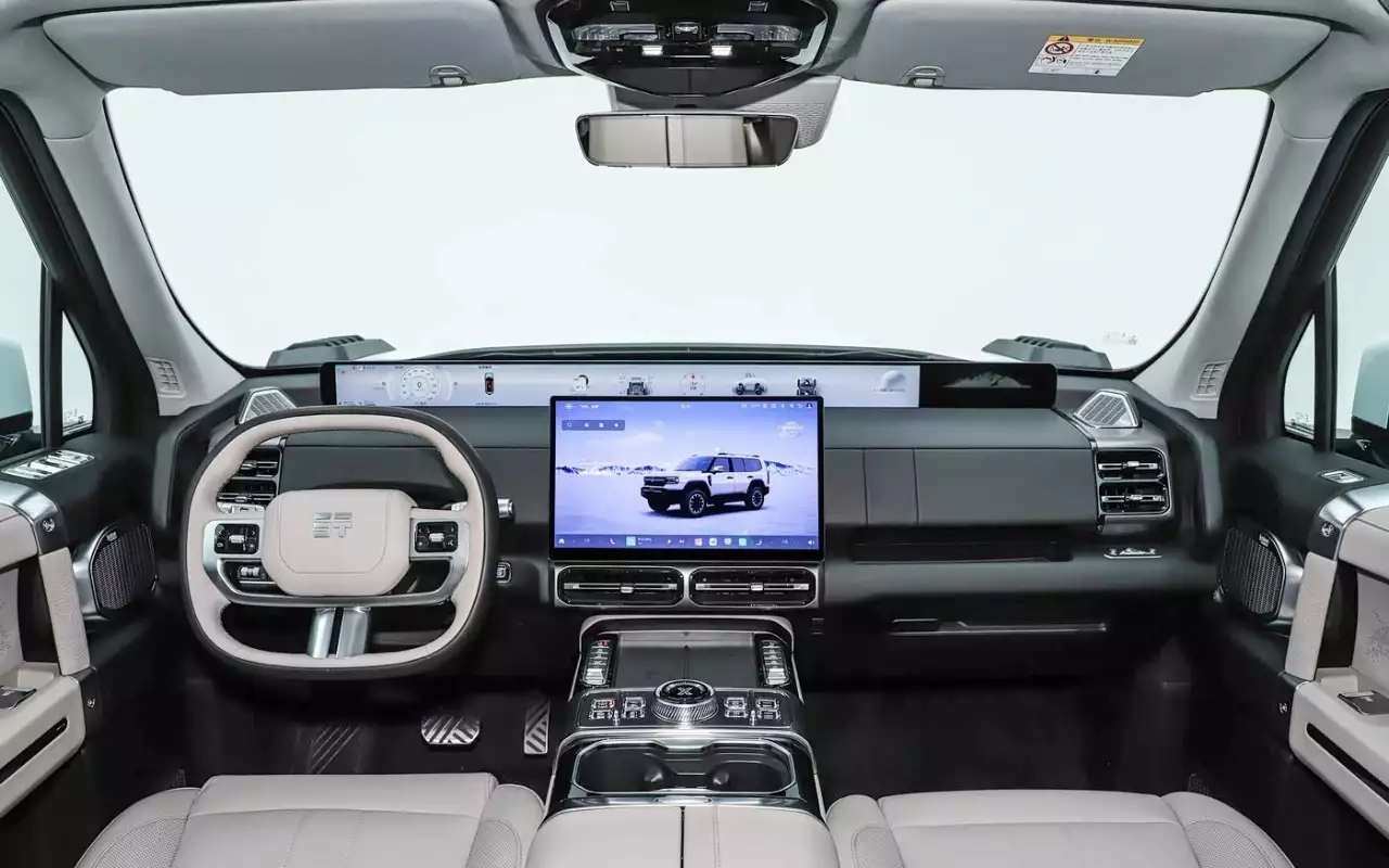 Интерьер Jetour G700 Dinghuo Ming Dysprosium Edition