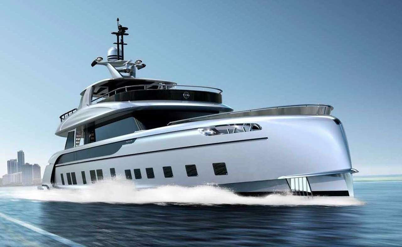 Дизайнеры Porsche спроектировали гибридную суперъяхту