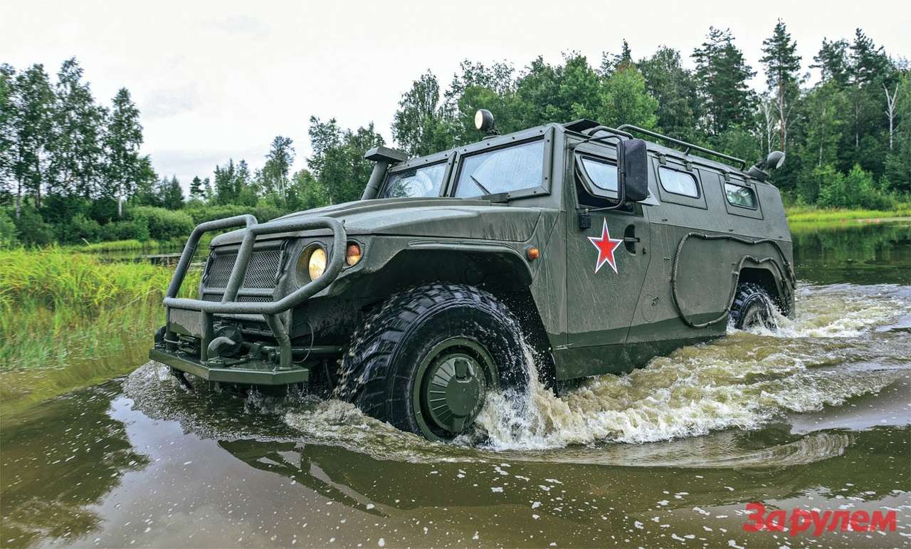 В 2007-м, после старта серийного производства на Арзамасском машиностроительном заводе, «Тигр» ГАЗ-233014 принят на службу в ВС России.
