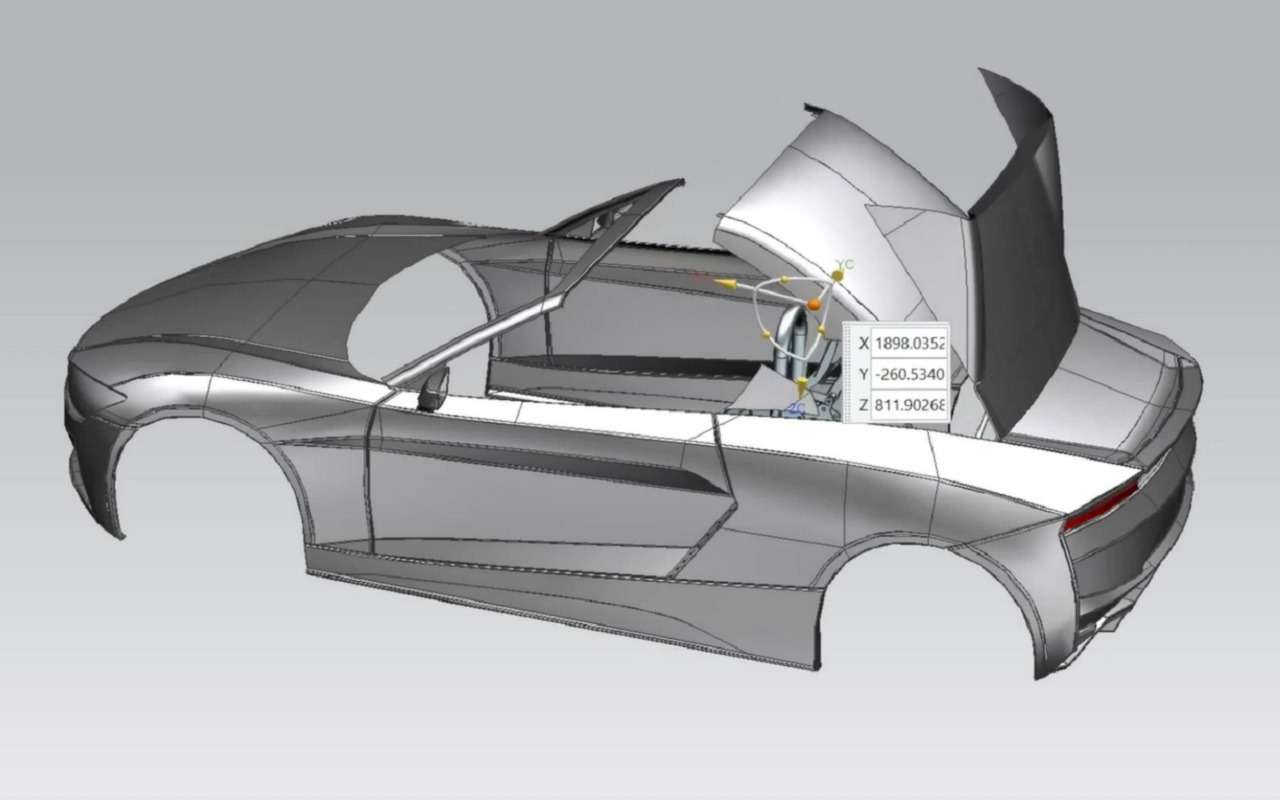 Как работает электропривод складной крыши на родстере Крым (видео)
