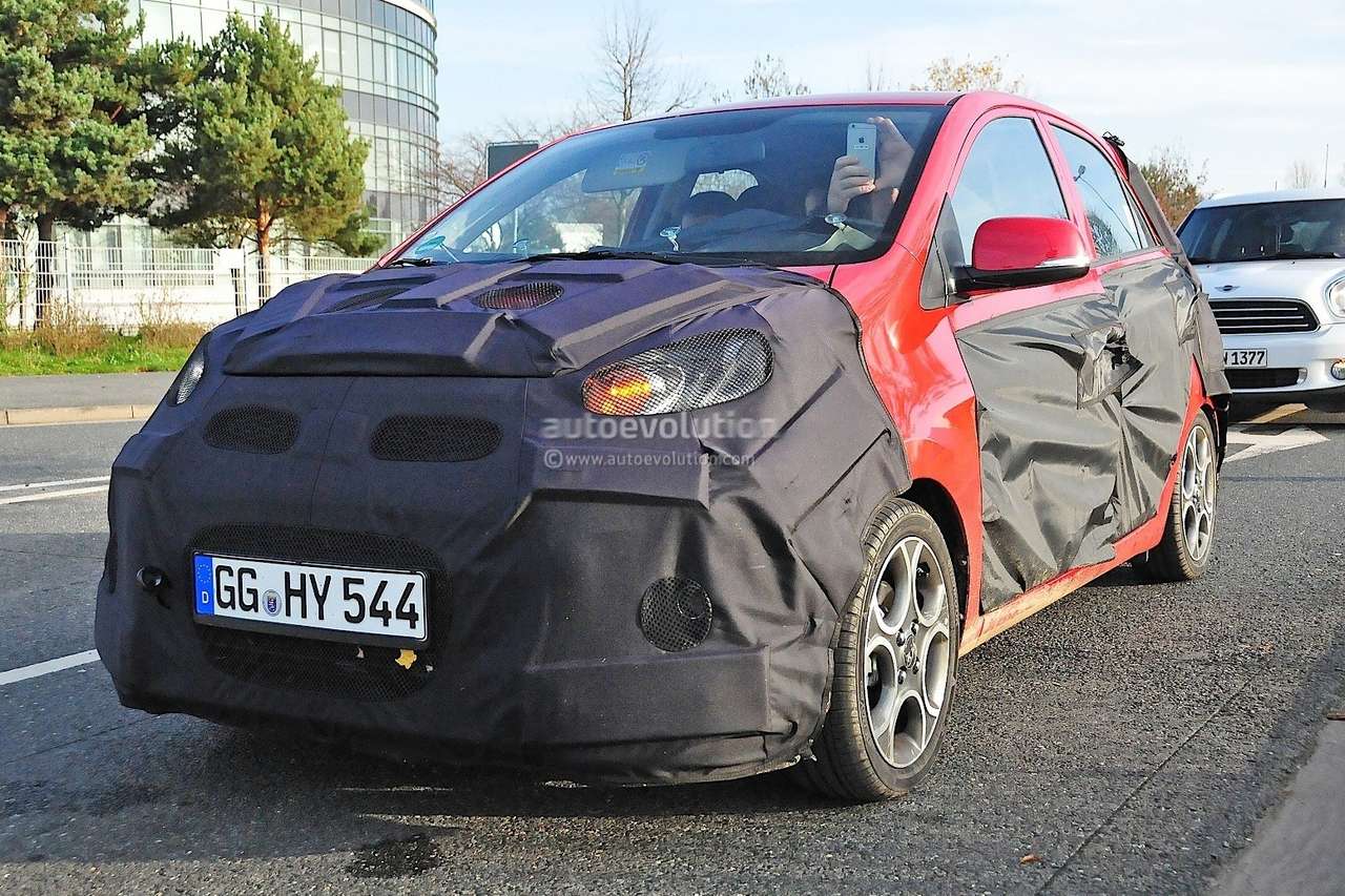Обновленный Kia Picanto запечатлен в Германии  
