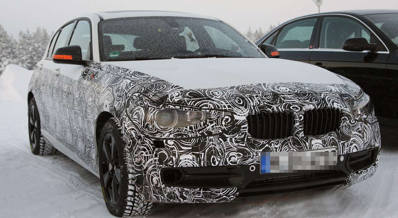 BMW 1 серии 2012 года поймали шпионы