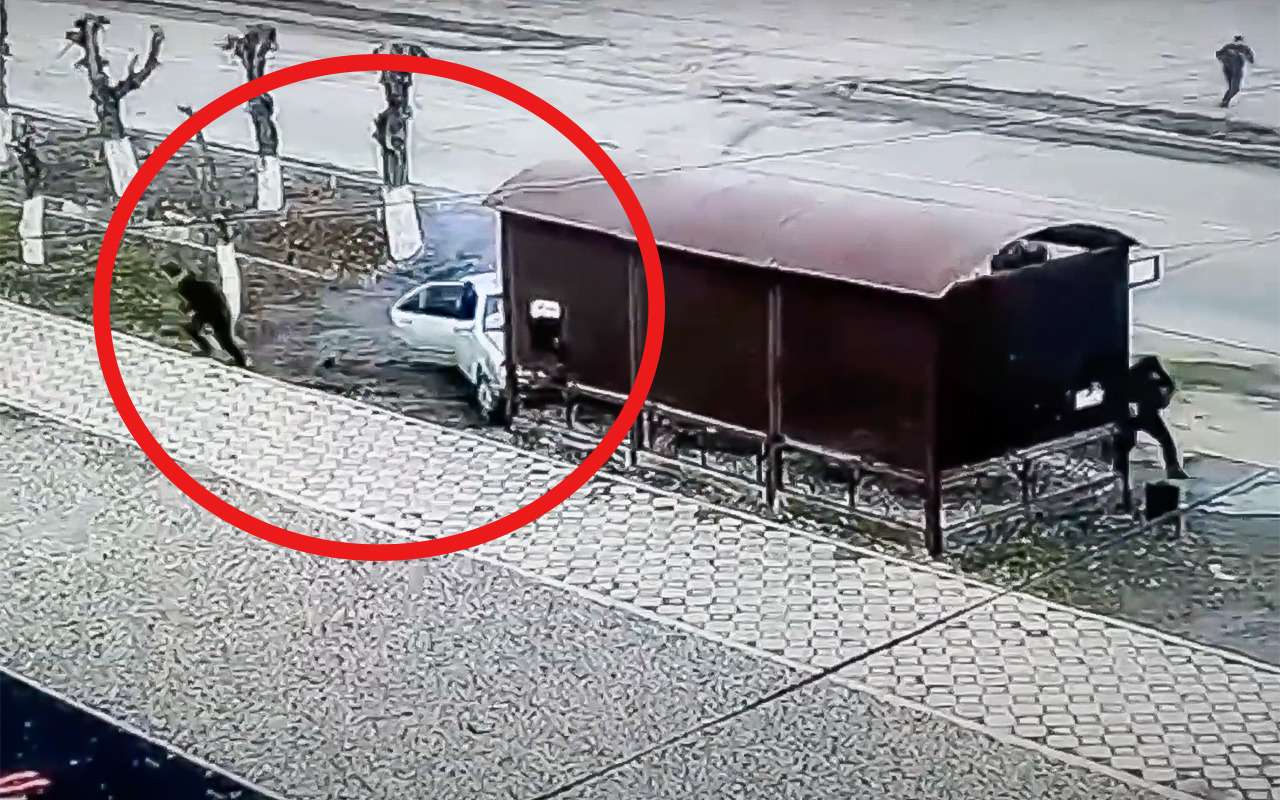 Полиция опубликовала видео задержания вооруженного преступника