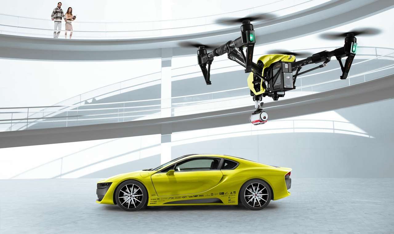 Дроны спешат на помощь: они укажут путь «ослепшим» автомобилям