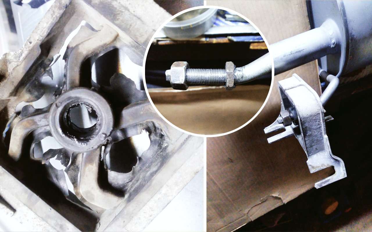 Этот способ крепления пригоден и для Symbol, и для других старых авто­мобилей Renault.