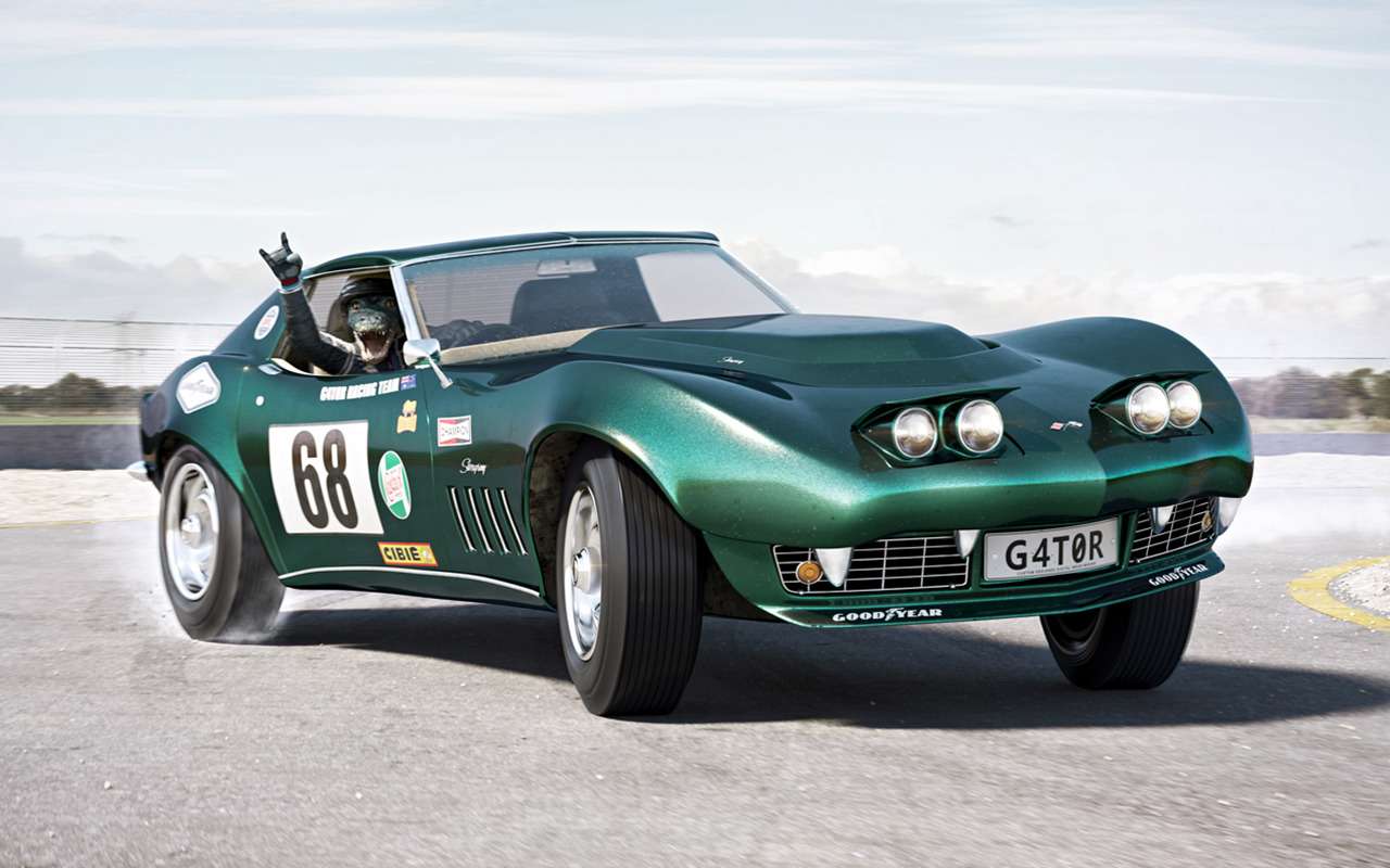 А что, если... дикие животные купили бы автомобили? Фантазия художника