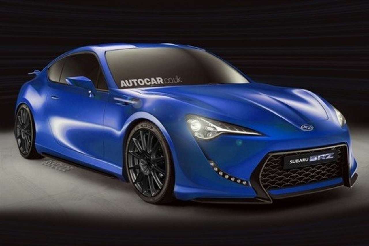 Subaru BRZ (рендер издания Autocar)