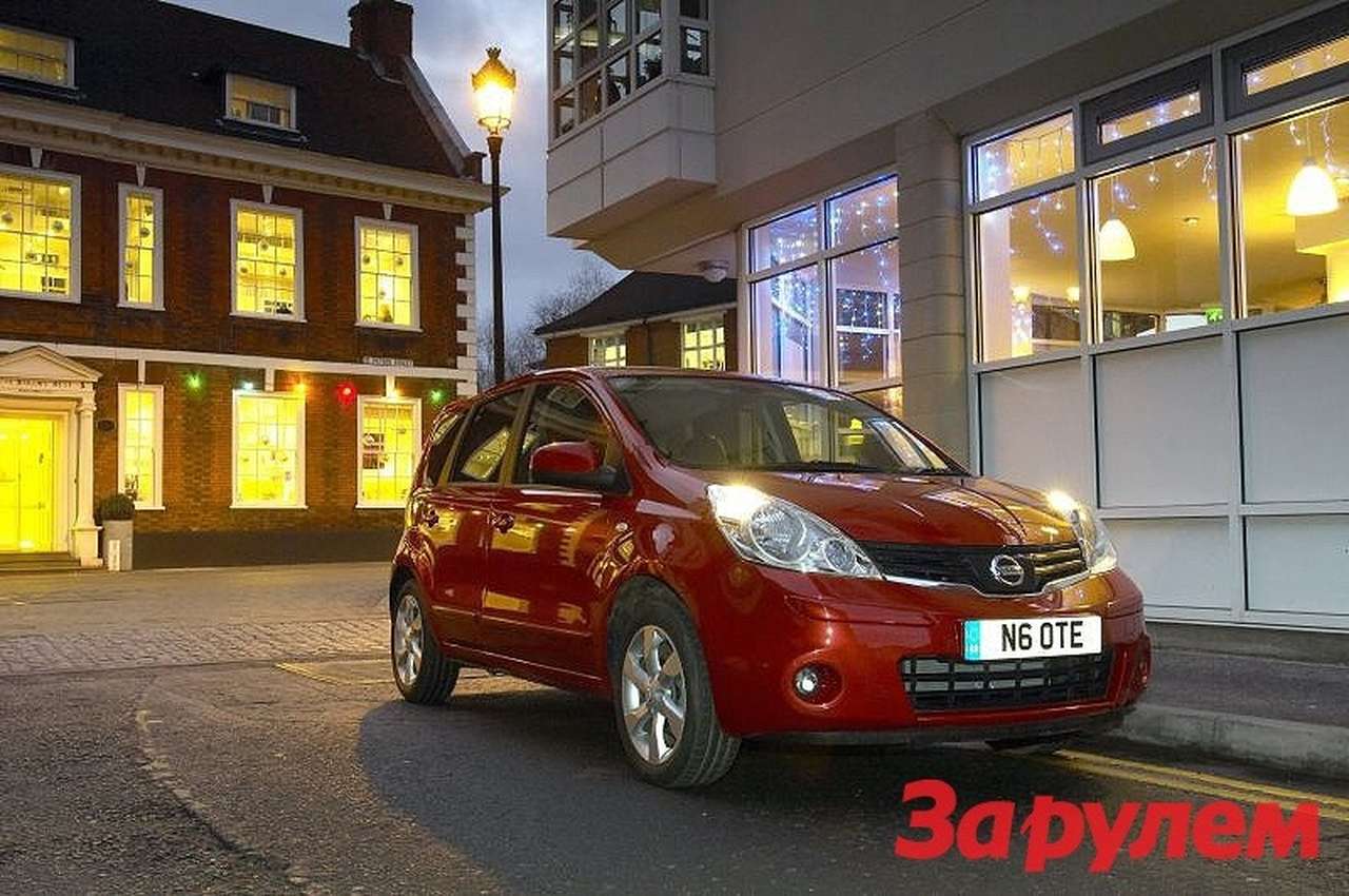 Nissan NOTE с обновленным дизайном