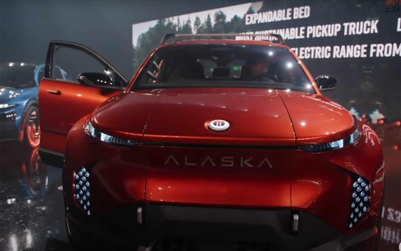 Представлен электрический пикап с очень интересной особенностью