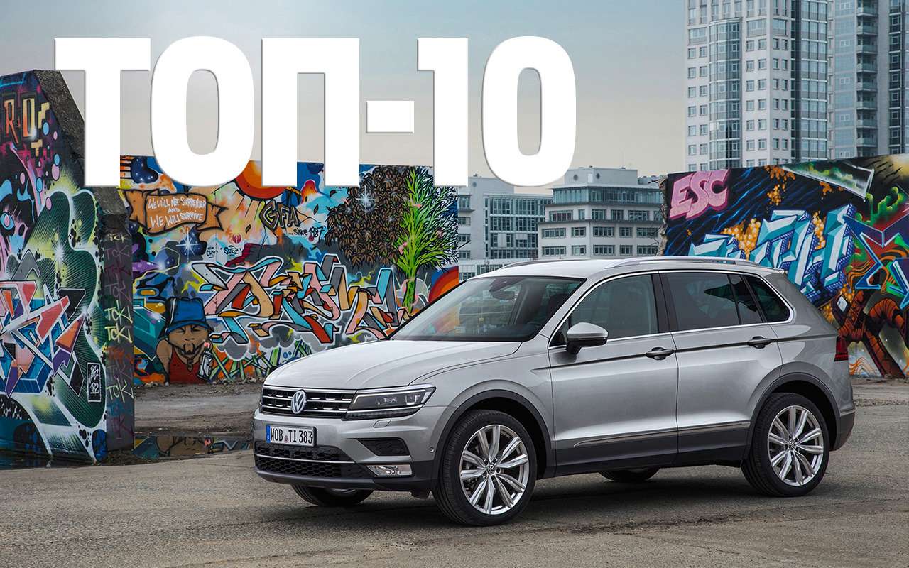 Самые популярные кроссоверы в России