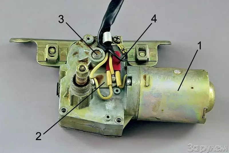 Устройство моторчика стеклоочистителя ваз