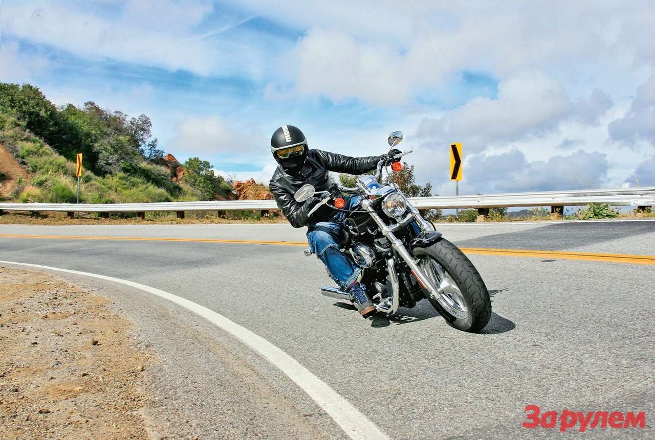 С широко раскрытыми ногами: на Harley-Davidson по Голливуду