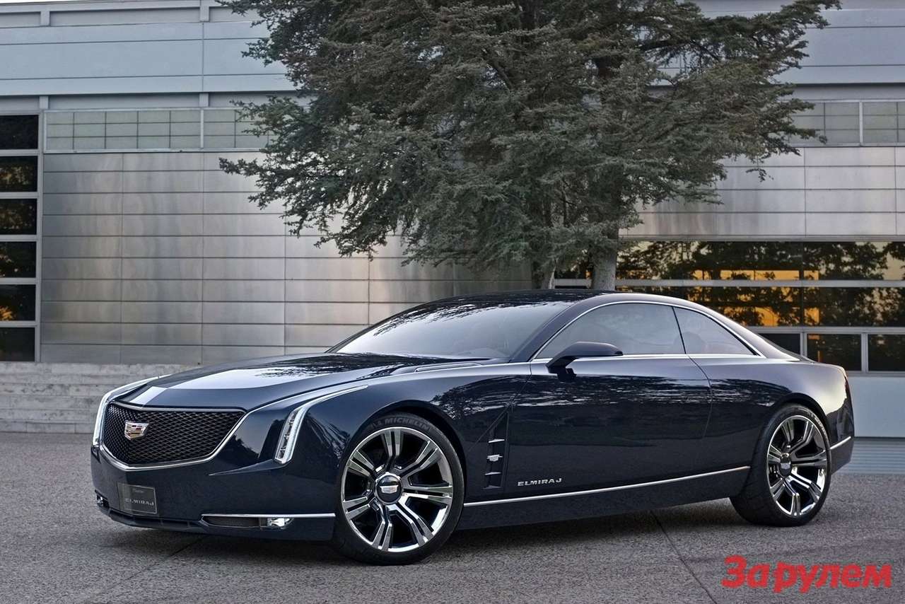 Cadillac привез в Пеббл-Бич роскошное купе Elmiraj с новой фирменной эмблемой