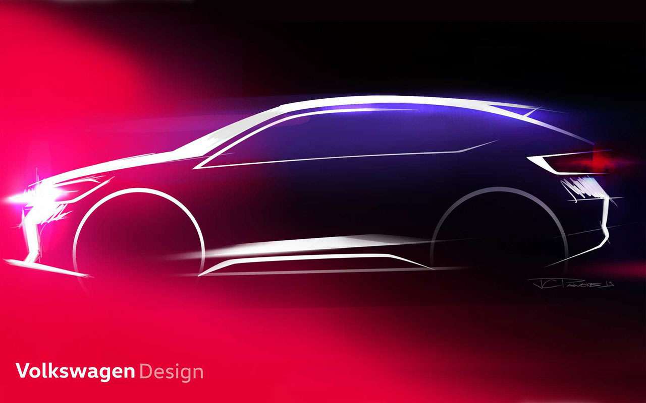 VW готовит кросс-купе. Пока есть только эскиз