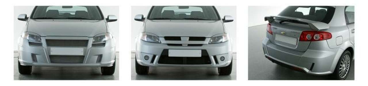 Одна из свежих разработок "Юролтюнинга" - обвес для Chevrolet Lacetti в кузове хетчбэк.