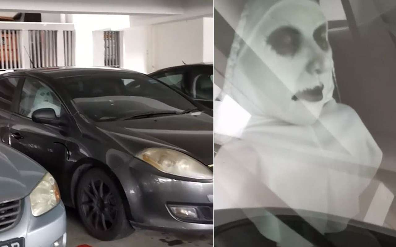 «Страшный» способ защиты автомобиля: пугало на новый лад