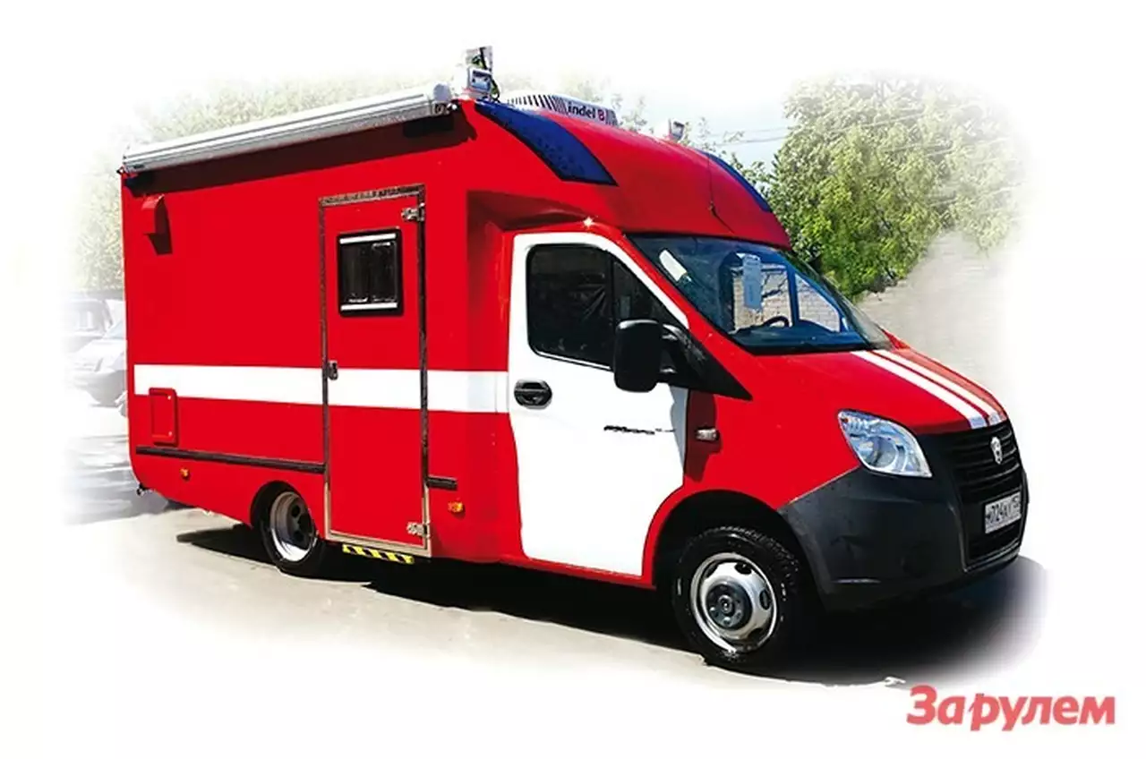 Первый в России оперативный штаб на базе новой «Газели Next», изготовленный компанией АвтоЛИК.