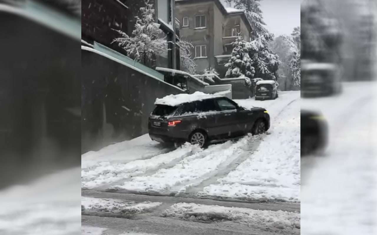 Range Rover и заснеженный подъем – видео битвы