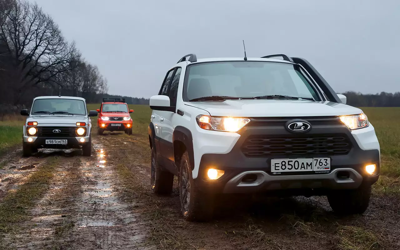 Лада Нива Legend, Нива Travel и УАЗ Патриот в цифрах