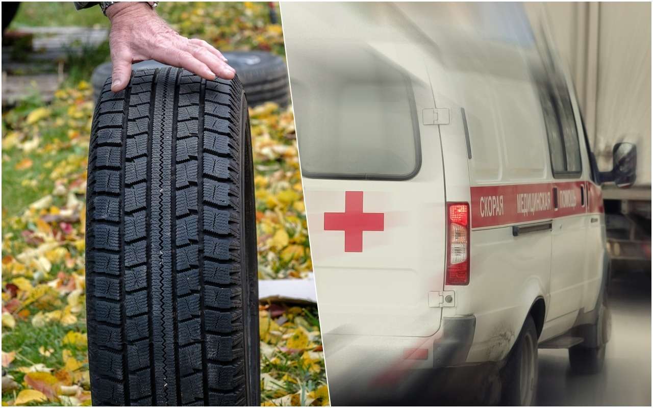 Пенсионер заменил за свой счет «лысые» колеса на машине скорой помощи