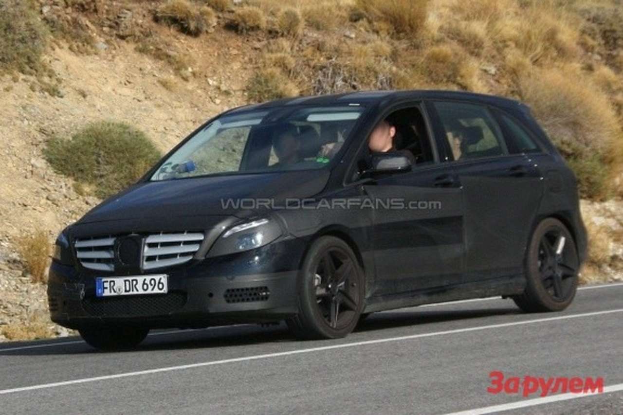 Mercedes B-klasse от AMG застали врасплох