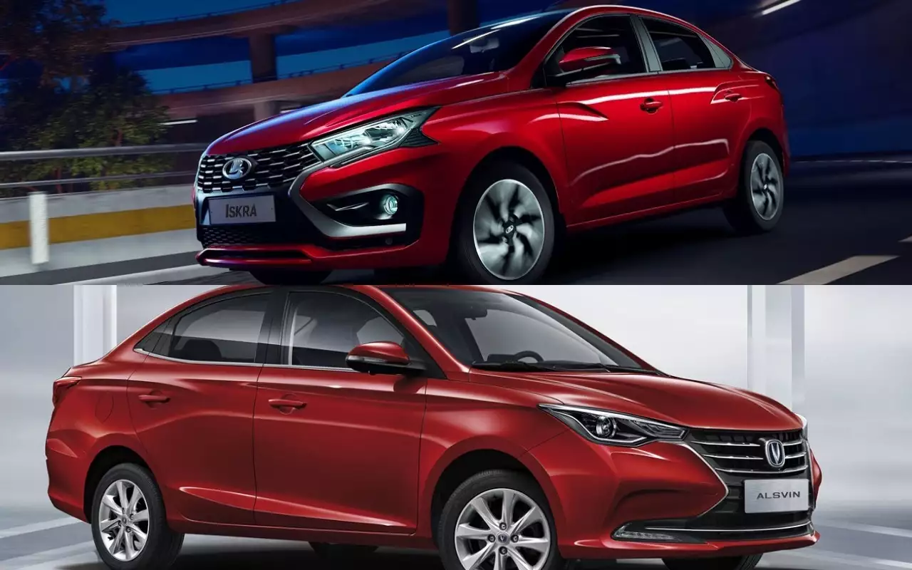 Переиграть «китайца» — Lada Iskra на фоне седана из Поднебесной