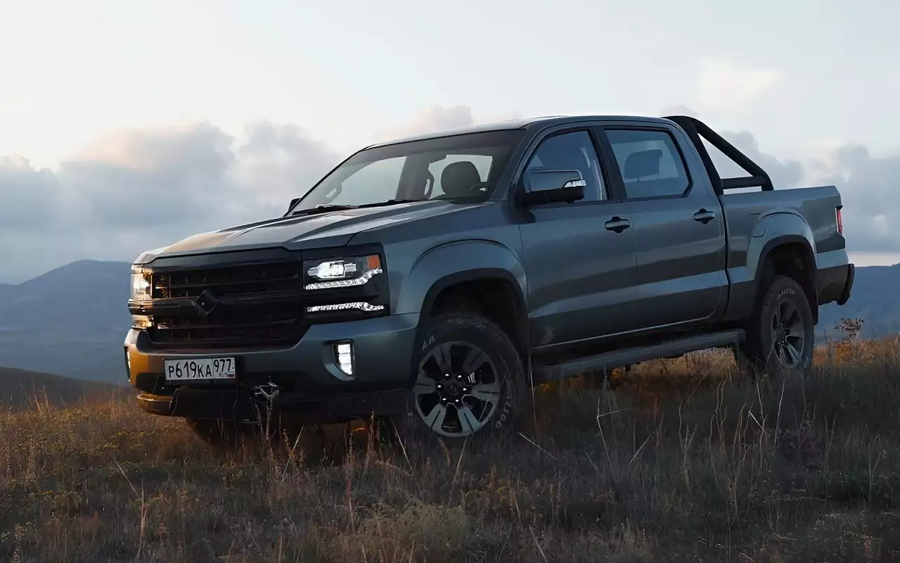Новый крутой пикап в РФ — очень интересное устройство кузова!