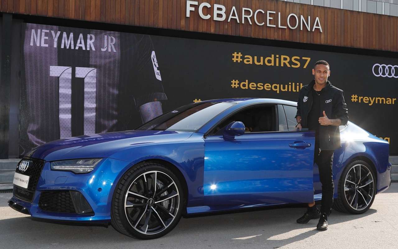 Neymar Audi RS 7