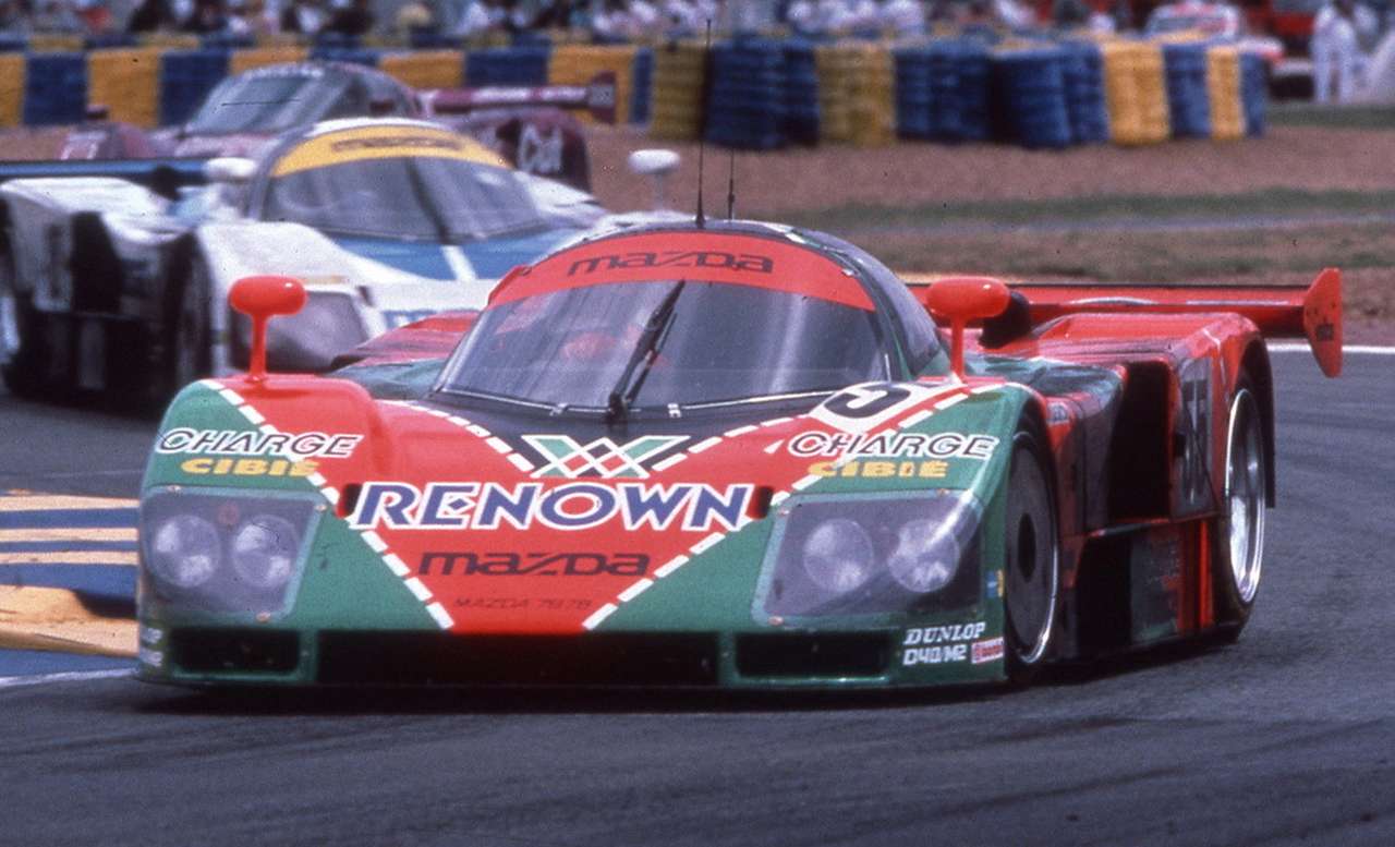 Mazda-787B – победитель «24 часов Ле Ман» 1991 года (экипаж Вейдлер/Герберт/Гашо). Автомобиль подготовлен по Группе С.
